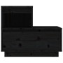 Mesita de noche madera maciza de pino negro 60x34x51 cm de , Mesitas de noche - Ref: Foro24-814382, Precio: 61,77 €, Descuent...