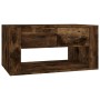 Mesa de centro madera contrachapada roble ahumado 80x50x40 cm de , Mesas de centro - Ref: Foro24-816533, Precio: 90,45 €, Des...