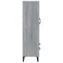 Aparador alto de madera contrachapada gris Sonoma 70x31x115 cm de , Aparadores - Ref: Foro24-817487, Precio: 122,84 €, Descue...