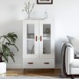 Aparador alto madera de ingeniería blanco brillo 69,5x31x115 cm de , Aparadores - Ref: Foro24-828270, Precio: 100,88 €, Descu...