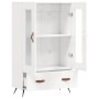 Aparador alto madera de ingeniería blanco brillo 69,5x31x115 cm de , Aparadores - Ref: Foro24-828270, Precio: 100,88 €, Descu...