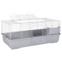 Jaula de animales pequeños polipropileno metal gris 100x53x46cm de , Jaulas y habitáculos para animales pequeños - Ref: Foro2...