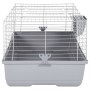 Jaula de animales pequeños polipropileno metal gris 100x53x46cm de , Jaulas y habitáculos para animales pequeños - Ref: Foro2...