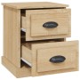 Mesita de noche madera contrachapada roble Sonoma 39x39x47,5 cm de , Mesitas de noche - Ref: Foro24-816150, Precio: 46,27 €, ...