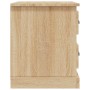 Mesita de noche madera contrachapada roble Sonoma 39x39x47,5 cm de , Mesitas de noche - Ref: Foro24-816150, Precio: 46,27 €, ...