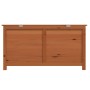 Baúl para cojines madera de abeto maciza marrón 100x50x56 cm de , Cajas de almacenaje para exteriores - Ref: Foro24-152169, P...