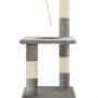 Rascador para gatos con postes rascadores de sisal 109 cm gris de , Mobiliario para gatos - Ref: Foro24-170602, Precio: 35,40...