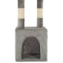 Rascador para gatos con postes rascadores de sisal 109 cm gris de , Mobiliario para gatos - Ref: Foro24-170602, Precio: 35,40...