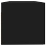 Armario de pared madera contrachapada negro 100x36,5x35 cm de , Taquillas y armarios de almacenamiento - Ref: Foro24-812943, ...