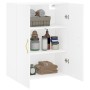 Armario de pared blanco 69,5x34x90 cm de , Aparadores - Ref: Foro24-828404, Precio: 87,50 €, Descuento: %