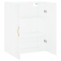 Armario de pared blanco 69,5x34x90 cm de , Aparadores - Ref: Foro24-828404, Precio: 87,50 €, Descuento: %