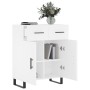Aparador de madera de ingeniería blanco 69,5x34x90 cm de , Aparadores - Ref: Foro24-828004, Precio: 121,91 €, Descuento: %