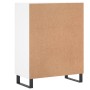 Aparador de madera de ingeniería blanco 69,5x34x90 cm de , Aparadores - Ref: Foro24-828004, Precio: 121,91 €, Descuento: %