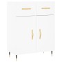 Aparador de madera de ingeniería blanco 69,5x34x90 cm de , Aparadores - Ref: Foro24-827956, Precio: 88,33 €, Descuento: %