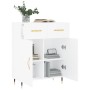 Aparador de madera de ingeniería blanco 69,5x34x90 cm de , Aparadores - Ref: Foro24-827956, Precio: 88,33 €, Descuento: %