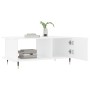 Mesa de centro madera contrachapada blanco 90x50x40 cm de , Mesas de centro - Ref: Foro24-829468, Precio: 49,31 €, Descuento: %