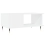 Mesa de centro madera contrachapada blanco 90x50x40 cm de , Mesas de centro - Ref: Foro24-829468, Precio: 49,31 €, Descuento: %