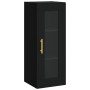 Armario de pared negro 34,5x34x90 cm de , Aparadores - Ref: Foro24-828901, Precio: 55,66 €, Descuento: %
