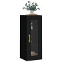 Armario de pared negro 34,5x34x90 cm de , Aparadores - Ref: Foro24-828901, Precio: 55,66 €, Descuento: %
