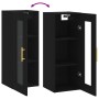 Armario de pared negro 34,5x34x90 cm de , Aparadores - Ref: Foro24-828901, Precio: 55,66 €, Descuento: %