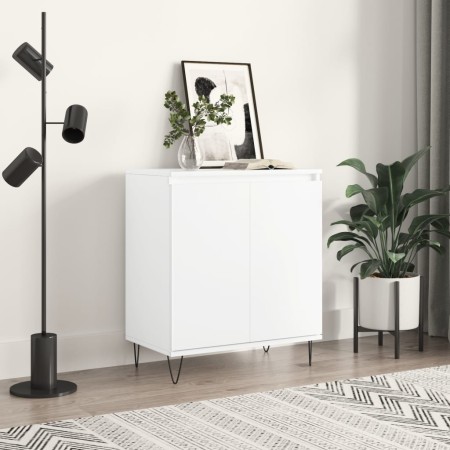 Aparador de madera contrachapada blanco 60x35x70 cm de , Aparadores - Ref: Foro24-827156, Precio: 90,28 €, Descuento: %
