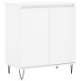 Aparador de madera contrachapada blanco 60x35x70 cm de , Aparadores - Ref: Foro24-827156, Precio: 90,28 €, Descuento: %