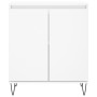Aparador de madera contrachapada blanco 60x35x70 cm de , Aparadores - Ref: Foro24-827156, Precio: 90,28 €, Descuento: %