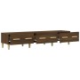 Mueble de TV madera contrachapada roble ahumado 150x34,5x30 cm de , Muebles TV - Ref: Foro24-817509, Precio: 89,33 €, Descuen...