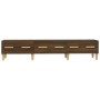 Mueble de TV madera contrachapada roble ahumado 150x34,5x30 cm de , Muebles TV - Ref: Foro24-817509, Precio: 89,33 €, Descuen...