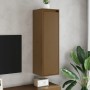 Armario de pared madera maciza de pino marrón miel 30x30x100 cm de , Estantes y estanterías - Ref: Foro24-813511, Precio: 62,...