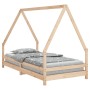 Estructura de cama infantil madera maciza de pino 90x190 cm de , Cunas y camas para niños - Ref: Foro24-834492, Precio: 123,9...