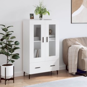 Aparador alto madera de ingeniería blanco 69,5x31x115 cm de , Aparadores - Ref: Foro24-828316, Precio: 90,74 €, Descuento: %
