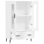 Aparador alto madera de ingeniería blanco 69,5x31x115 cm de , Aparadores - Ref: Foro24-828316, Precio: 90,74 €, Descuento: %