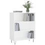 Estantería madera de ingeniería blanco 69,5x32,5x90 cm de , Librerías y estanterías - Ref: Foro24-828356, Precio: 56,18 €, De...