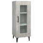 Aparador de madera contrachapada gris hormigón 34,5x34x90 cm de , Aparadores - Ref: Foro24-812406, Precio: 63,98 €, Descuento: %