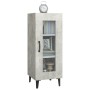 Aparador de madera contrachapada gris hormigón 34,5x34x90 cm de , Aparadores - Ref: Foro24-812406, Precio: 63,98 €, Descuento: %