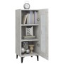 Aparador de madera contrachapada gris hormigón 34,5x34x90 cm de , Aparadores - Ref: Foro24-812406, Precio: 63,98 €, Descuento: %