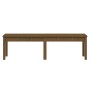 Banco jardín 2 plazas madera maciza pino marrón 159,5x44x45 cm de vidaXL, Bancos de jardín - Ref: Foro24-824014, Precio: 61,5...