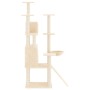 Rascador para gatos con postes de sisal crema 154 cm de , Mobiliario para gatos - Ref: Foro24-171690, Precio: 79,39 €, Descue...