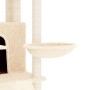 Rascador para gatos con postes de sisal crema 154 cm de , Mobiliario para gatos - Ref: Foro24-171690, Precio: 79,39 €, Descue...