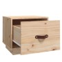 Mesita de noche madera maciza de pino 40x34x35 cm de , Mesitas de noche - Ref: Foro24-818285, Precio: 43,51 €, Descuento: %