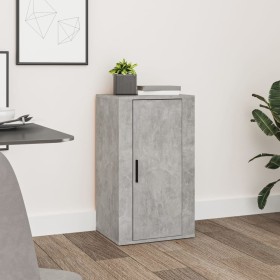 Aparador de madera contrachapada gris hormigón 40x33x70 cm de , Aparadores - Ref: Foro24-819416, Precio: 54,79 €, Descuento: %