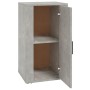 Aparador de madera contrachapada gris hormigón 40x33x70 cm de , Aparadores - Ref: Foro24-819416, Precio: 54,79 €, Descuento: %