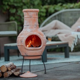 RedFire Chimenea Star Flower arcilla color paja 86037 de , Chimeneas - Ref: Foro24-411837, Precio: 184,40 €, Descuento: %