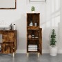 Armario de baño madera contrachapada roble ahumado 30x30x100 cm de , Muebles de baño - Ref: Foro24-819809, Precio: 56,02 €, D...