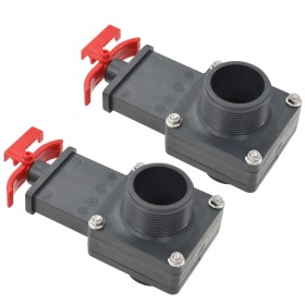 Válvula para piscina 2 unidades 1,5" de , Accesorios para piscinas y spa - Ref: Foro24-91744, Precio: 29,16 €, Descuento: %