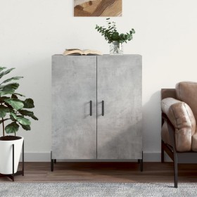 Aparador de madera de ingeniería gris hormigón 69,5x34x90 cm de , Aparadores - Ref: Foro24-827736, Precio: 84,74 €, Descuento: %