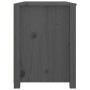 Armario auxiliar de madera maciza de pino gris 100x40x54 cm de , Aparadores - Ref: Foro24-821776, Precio: 141,36 €, Descuento: %