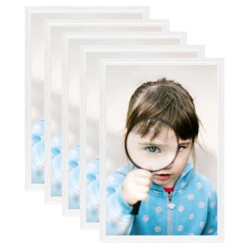 Marcos de fotos collage de mesa 5 uds blanco MDF 13x18 cm de , Marcos para fotos - Ref: Foro24-332578, Precio: 14,34 €, Descu...