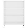 Estantería madera de ingeniería blanco brillo 69,5x32,5x90 cm de , Aparadores - Ref: Foro24-828382, Precio: 45,11 €, Descuent...
